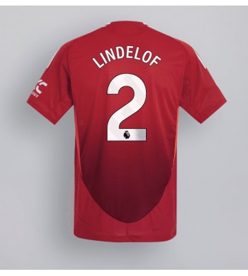 Manchester United Victor Lindelof #2 Primera Equipación 2024-25 Manga Corta